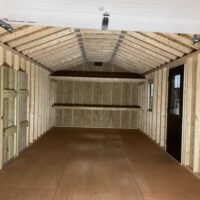 12'x28' Ranch Gable Wood Panel Garage