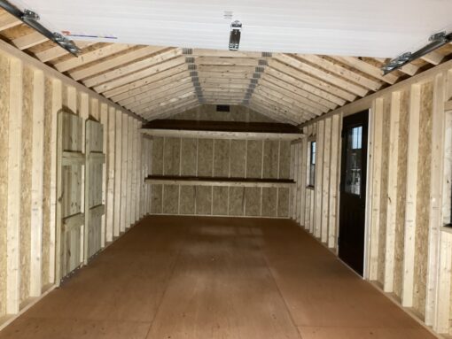 12'x28' Ranch Gable Wood Panel Garage