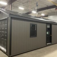 12'x28' Ranch Gable Wood Panel Garage