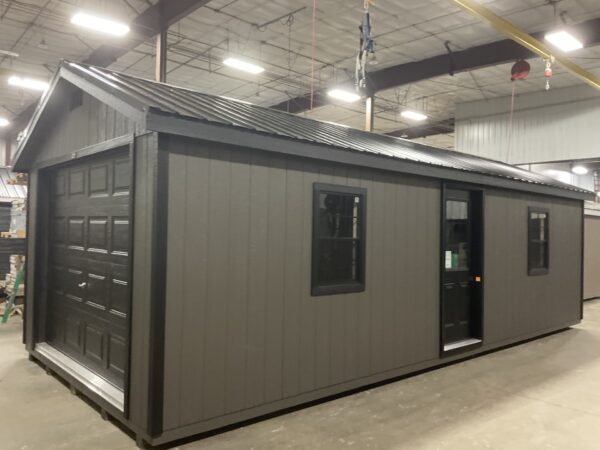 12'x28' Ranch Gable Wood Panel Garage