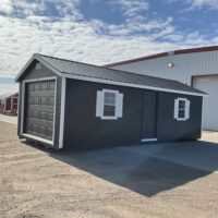 12'x28' Ranch Gable Wood Panel Garage