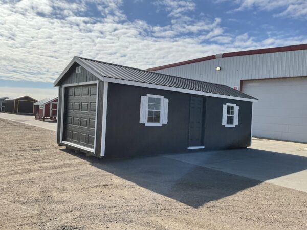 12'x28' Ranch Gable Wood Panel Garage