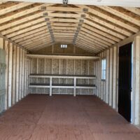 12'x28' Ranch Gable Wood Panel Garage