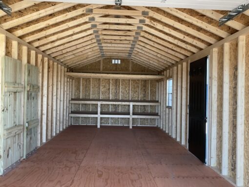 12'x28' Ranch Gable Wood Panel Garage