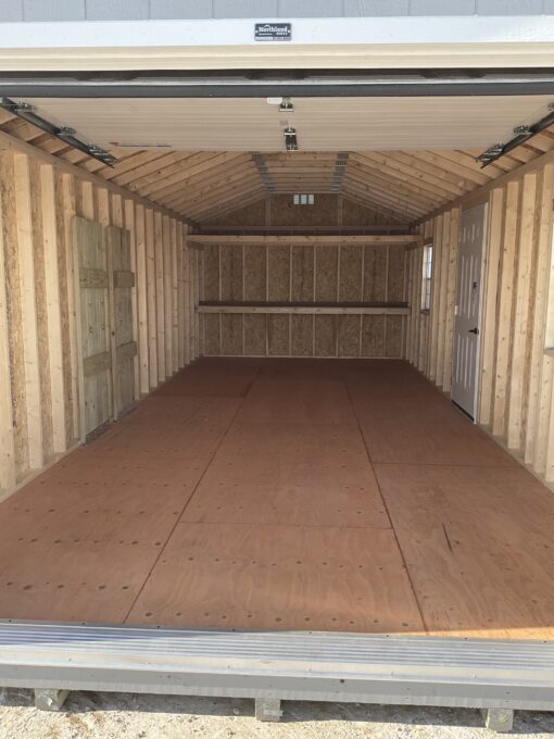 12'x28' Ranch Gable Wood Panel Garage