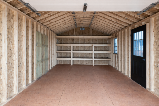12'x24' Ranch Gable Wood Panel Garage