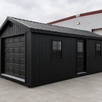 12'x24' Ranch Gable Wood Panel Garage