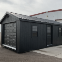 12'x24' Ranch Gable Wood Panel Garage