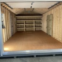12'x24' Ranch Gable Wood Panel Garage