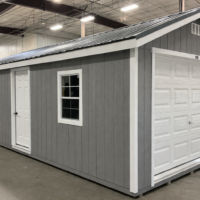 12'x24' Ranch Gable Wood Panel Garage