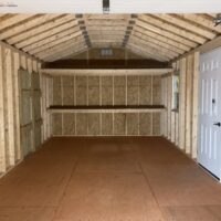 12'x24' Ranch Gable Wood Panel Garage