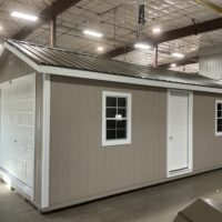12'x24' Ranch Gable Wood Panel Garage