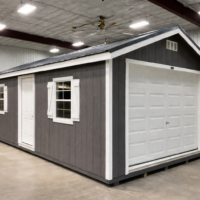 12'x24' Ranch Gable Wood Panel Garage