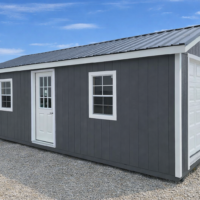 12'x24' Ranch Gable Wood Panel Garage