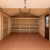 12'x24' Ranch Gable Wood Panel Garage