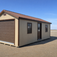 12'x24' Ranch Gable Wood Panel Garage