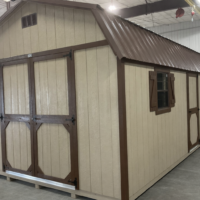 12'x24' High Barn Wood Panel Shed