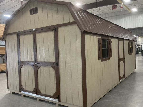12'x24' High Barn Wood Panel Shed