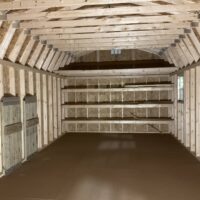 12'x24' High Barn Wood Panel Shed