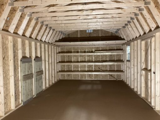 12'x24' High Barn Wood Panel Shed