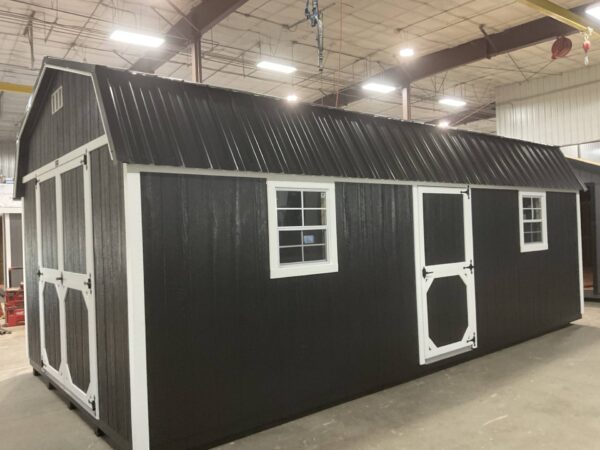 12'x24' High Barn Wood Panel Shed
