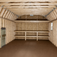 12'x24' High Barn Wood Panel Shed