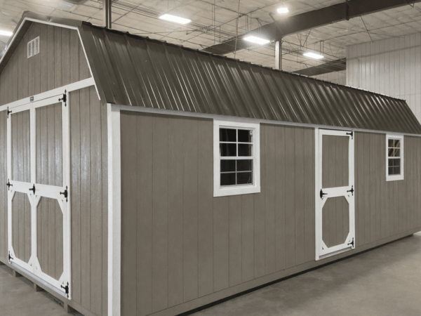 12'x24' High Barn Wood Panel Shed