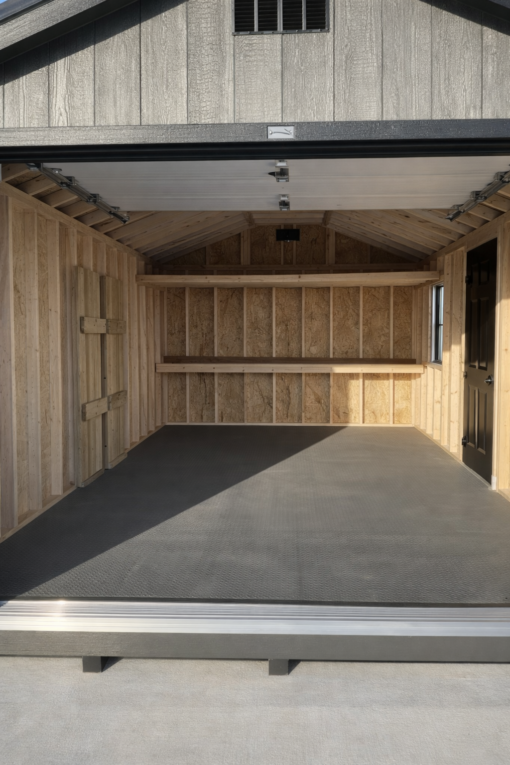 12'x20' Ranch Gable Wood Panel Garage