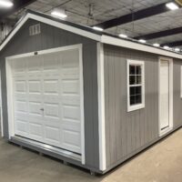 12'x20' Ranch Gable Wood Panel Garage