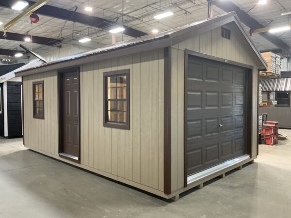 12'x20' Ranch Gable Wood Panel Garage