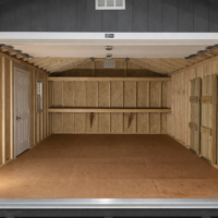 12'x20' Ranch Gable Wood Panel Garage