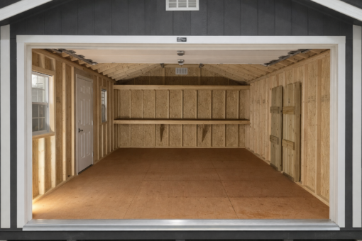 12'x20' Ranch Gable Wood Panel Garage