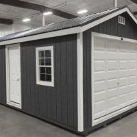12'x20' Ranch Gable Wood Panel Garage