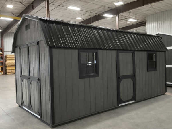 10'x20' High Barn Wood Panel Shed