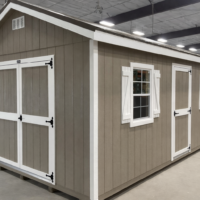 12'x20' Ranch Gable Wood Panel Shed