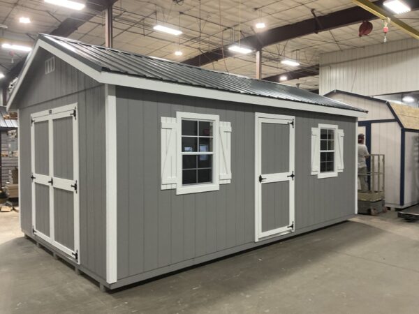 12'x20' Ranch Gable Wood Panel Shed