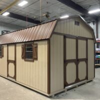 12'x20' High Barn Wood Panel Shed