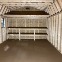 12'x20' High Barn Wood Panel Shed