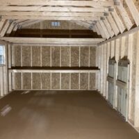 12'x20' High Barn Wood Panel Shed