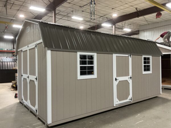 12'x20' High Barn Wood Panel Shed