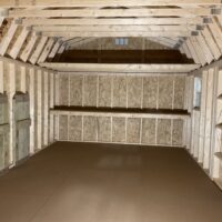 12'x20' High Barn Wood Panel Shed