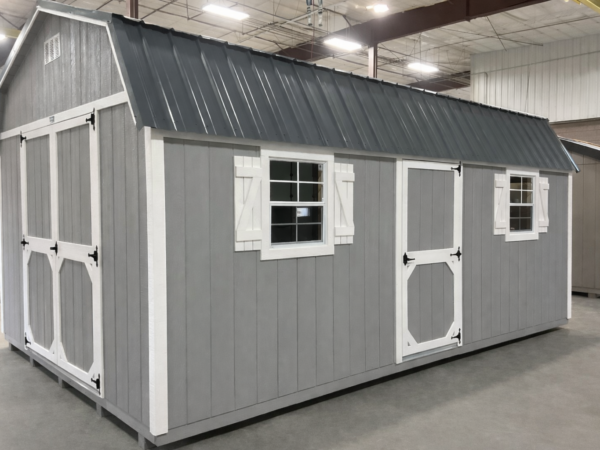 12'x20' High Barn Wood Panel Shed