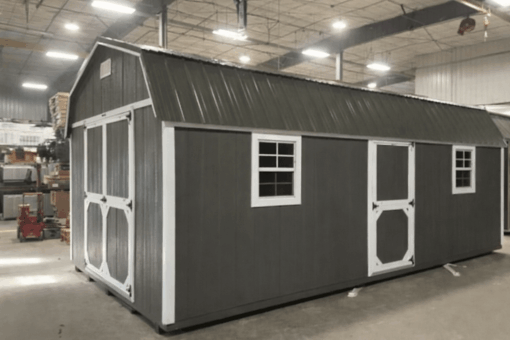12'x24' High Barn Wood Panel Shed