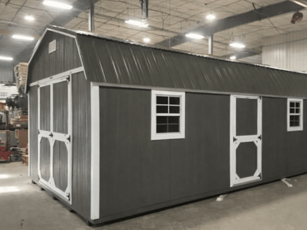 12'x24' High Barn Wood Panel Shed