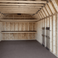 12'x24' High Barn Wood Panel Shed