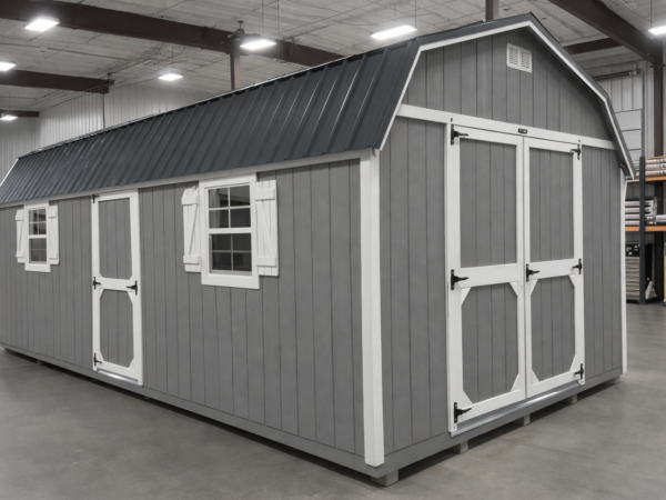 12'x24' High Barn Wood Panel Shed
