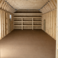 12'x24' High Barn Wood Panel Shed