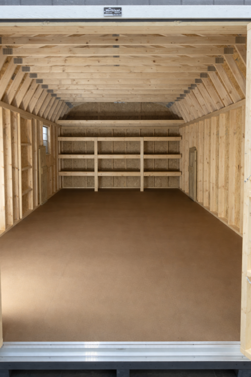 12'x24' High Barn Wood Panel Shed