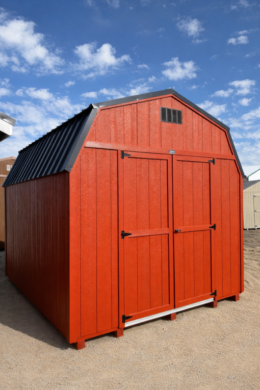 10'x12' Economy High Barn Wood Shed