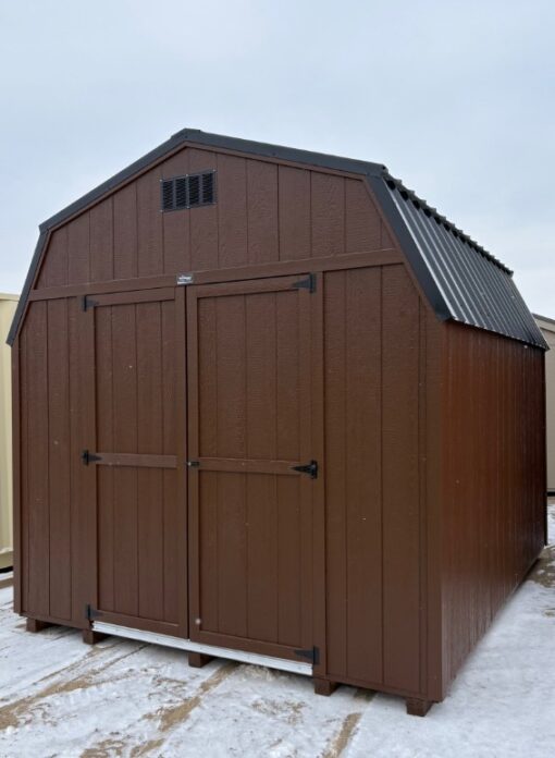 10'x12' Economy High Barn Wood Shed